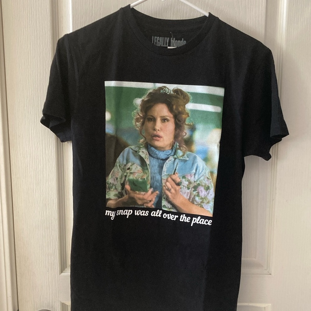 New Legally Blonde Paulette Snap Shirt
